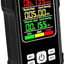 QAWACHH Electroic Radiation Detector Electric Field Intensity Meter (Black)-image-19