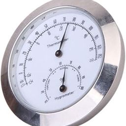 Silver Round Thermometer And Hygrometer For Guitar Violin Case-28