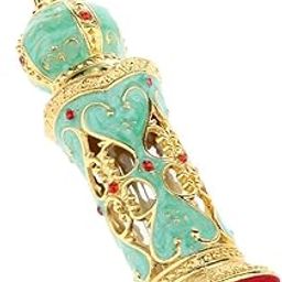 CALANDIS™ Vintage Heart Pattern Ancient Antique Empty Refillable Perfume Bottle Aqua | Other Makeup Tools & Accs | Makeup Tools & Accessories | Makeup-36