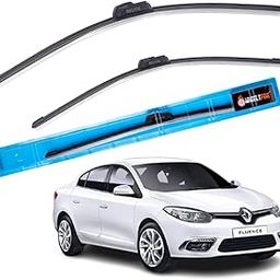 Wheelyfine® Windshield Car Wiper Blades Frameless Water Repellant Scratch Proof Cleaning Wiper Blades Refills Suitable for Fluence (2009-2016) Dr 24"/Pa 16"-image-93