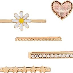 Daisy Heartbeat Gold Ring Watch Charm for Women-image-20