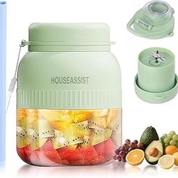 Portable Blender USB Rechargeable, 20oz Mini Blender for Shakes and Smoothies, Strong Cutting Power with 10 Blades, 600Ml Traveling Fruit Veggie Juicer Cup for Home, Sport, Office, Camping-7