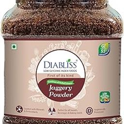 Diabliss Herbal Jaggery Powder – 1.25kg Jar | Unrefined Sweetener for Balanced Lifestyle | Sulphur-Free | Traditional Taste with Modern Safety-image-2