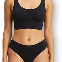 Women's Seamless Thong Panties, Pack of 3, Multicolour-image-50