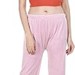 Present Long Sleeve Women Soft Bright Velvet Fleece Pajama Sleepwear Loungewear Nightwear Soft Pajamas |Pack of 1 | Assorted Color | Free Size (28 till 34)| PEACH-image-90