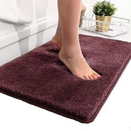 RJVT Floor Mat,Soft,Fluffy Door Matt (Brown Mats) 40x60 cm Pack of 1 Bath Mat Super Absorbent Anti Skid Mats for Home/Bathroom/Bedroom/Kitchen/Pack of 1-image-78