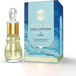 Ajmal Royal Misk Sapphire Attar | Musky Fragrance| Men and Women Non-Alcoholic| Long Lasting Attar for Men and Women - 10 ML-48