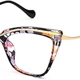 Women Oversized Square Blue Light Blocking Glasses Anti Eyestrain Cat Eye Fashion Eyewear E1166-picture-44