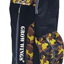 Grow wings Best Cricket Kit Bag with Attractive Design 1 Bat Caves | Shoulder Straps | Extra Compartment for Accessories-image-41