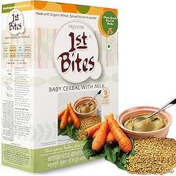Pristine 1st BITES Baby Cereal 300g | Baby Food (10-24 Months) Stage-3, 100% Organic Wheat, Spinach & Carrot Powder | Infant Food-image-11