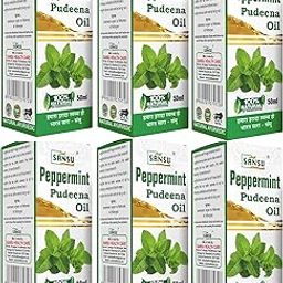 Sansu Pudina Oil 50ml (Pack of 6) | Herbal Oil 50ml (Pack of 6).-image-50