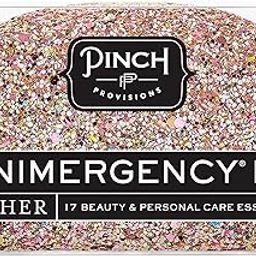 Pinch Provisions Minimergency Kit, For Her, Includes 17 Must-Have Emergency Essential Items, Compact, Multi-Functional Pouch, Gift for the Holidays-12
