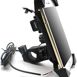 EN-VOLANT 2X(Motorcycle USB Charger 12-30V Universal Motorbike Phone GPS Bracket Hold N3Y1-0