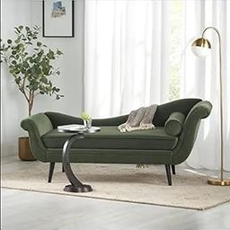 Fine Wood Art |2-Seater Rosewood Settee Sofa Diwan Chase Lounge for Your Loving Space Living Room, Office, Bedroom (Green)-image-58