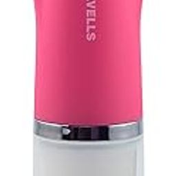 Havells Lady Facial Hair Remover | Rotary Blades for Clean and Smooth Touch for Upper Lips, Chin & Cheeks | Wet & Dry Use | Battery Powered | Mirror Included | Hot Pink | FD5000-14
