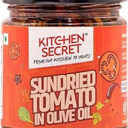 Kitchen Secret Sundried Tomato in Olive Oil 185g - For Pasta, Sandwiches, Wraps, Pizzas, Rice & Grain Bowls, Quality Ingredients, No Preservatives or Additives-image-72