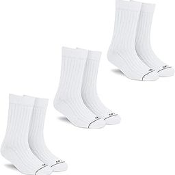 Men & Women Crew Length Socks (Combo Pack of 3 Pairs; Multicolour, Combed Cotton; Anti Odour) Free Size (Shoe Size India/UK 7-12)-image-43