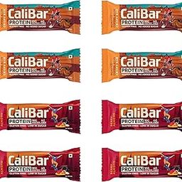 CaliBar 10g Protein Bar - Berry Almond + Roasted Coffee Bean (Combo Pack of 8) No Added Sugar, Sweetened With Honey, Gluten-Free, 4g Fiber, No Preservatives, Delicious Taste & 100% Veg (40g x 8 Bars)-image-20