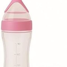 SAFEKIDO 2-in-1 Silicone Baby Food Feeder & Feeding Bottle (90ml) | BPA-Free, Soft Spoon Dispenser for Cereal & Purees | Ideal for 4M+ Infants & Toddlers (Green)-image-62