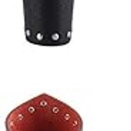 CALANDIS™ 2 Pieces Punk Rock Gothic Leather Wrist Bracer Guard Arm Protector Wristband | Wristbands | Fashion Jewelry-14