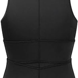 Men Sauna Suit Sweat Vest Waist Trainer Body Shaper Tank Top Compression L-image-42