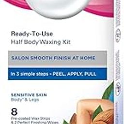 Veet Full Body Waxing Kit for Sensitive Skin - 8 Strips-image-84