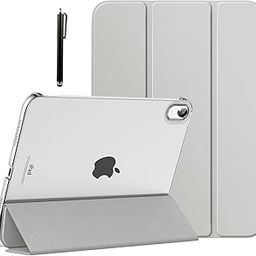 ProElite Cover for Apple iPad (A16) 11th/10th Generation (2025/2022) Cover Case, Transparent Smart case for iPad 11th/10th Gen 2025/2022 (Supports Auto Sleep Wake) with Stylus Pen, Grey-4