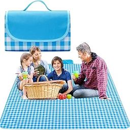 MGNLR Picnic Blanket Outdoor Beach Blankets, Water-Resistant Foldable Sandproof Cute Picnic Mat for Beach, Camping Grass Lawn Park Mats, Beach Blanket for Travel, Camping, Beach, Park, and Hiking-image-99