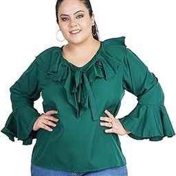 Women's Plus Size Georgette Casual Tops-30