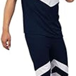 Men’s Chevron Tracksuit– Sports T-Shirt & Jogger Pants Combo | Quick-Dry Gymwear & Athleisure Outfit for Training & Street Style-picture-21