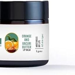 Nature4Nature Lip Balm with Orange & Bacuri Butter | 100% Natural, Non-Greasy, Deep Hydration & Lip Brightening | No Petroleum, No Artificial Fragrance | 5g-image-4