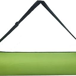 Panchtatava Yoga Mat Cover with Adjustable Shoulder Strap-Stylish Parachute Green Yoga Bag-image-88