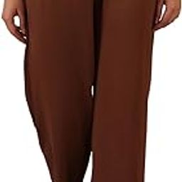 Ribbed Lounge Pants with Drawstring, Wide Leg-image-35