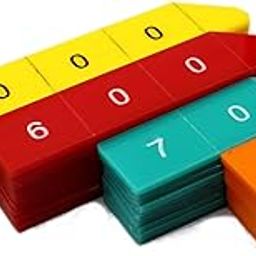 Mathworld Place Value Maths kit Colorful for Kids to Learn Concept of Place Value Upto 4 Digits in Classroom or Home,Plastic-image-59
