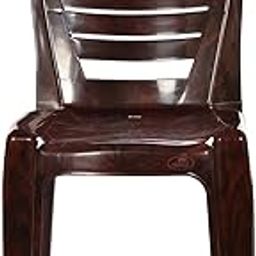 @home Nilkamal CHR4025 Plastic Mid Back Chair | Chairs Dining Room| Bedroom| Kitchen| Living Room| Office - Outdoor - Garden | Dust Free |100% Polypropylene Stackable Chairs-image-2