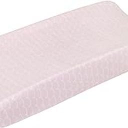 NoJo Sugar Reef Mermaid Super Soft Changing Pad Cover, Pink, White-picture-13