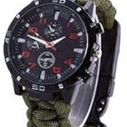 Linist Outdoor Survival Bracelet Multi-Function Camping Safety Equipment Tools Rope Tactical Watch-image-56