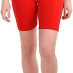 Amkr Fashion Sports Solid Women Red Cycling Shorts ()_FA-BT-001 Red 40- Q1-image-82