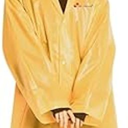 Raincoats for Men Women Unisex Waterproof Transparent White PVC Very Soft Raincoat for School College Boys Girls Unisex (48)-picture-20