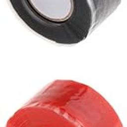 2Pcs Silicone Grip Tape Sticker Sealing Strip for Outdoor Black Red-13