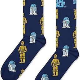 STAR WARS™ R2-D2 & C-3PO Crew Sock | Droid Duo Design | Cotton Blend | Men & Women (EU 36-40)-image-23