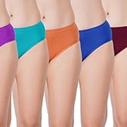 Stylish Women's Cotton Solid Hipster Multicolor-image-7