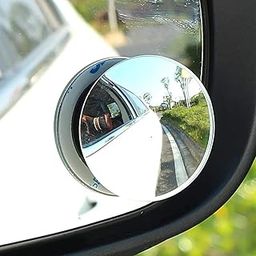 ASONI Blind Spot Mirror for Car – 360° Adjustable Wide Angle Suitable All Cars, HD Glass Frameless Round Convex Rear View Mirrors, Trucks, Vans, Bike – Parking & Safety Accessories (Pack of 2)-image-16