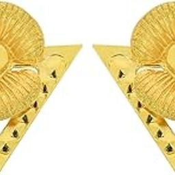 22KT Yellow Gold Stud Earrings for Girls-image-64