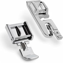 Zenith Zipper & Pico Presser Foot Combo - Snap-On for Automatic Sewing Machines | Fits Singer, Usha, Brother | Ideal for Zippers & Narrow Hemming |(Zipper & Pico Foot)-image-80