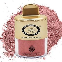 FASHION COLOUR Face and Body Hi-Lite Bronzer | Highlighter For Effortless Shine | Soft Glow Highlighter | Mettalics Body Shimmer | 4g | Shade 06-image-72