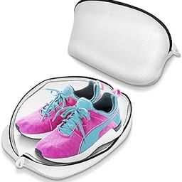 Flintronic Shoes Wash Bags, 2pcs Mesh Laundry Bags with Durable Zips, Premium Laundry Bag For Shoes/Trainers For Washing Machine, Storage Bag for Shoes and Clothing, for Sneakers, Socks, Bras-image-92