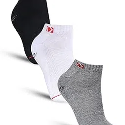 dollar Sports Ankle Length Cotton Socks For Men's In (Pack of 3)-picture-1