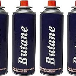 Coku 250G Butane Gas Can for Camping Stove -High Pressure Flame Portable liquefied Refill Canister Welding Fuel Gas Torch Lighter (Pack of 4)-image-95