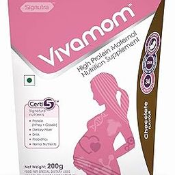 Vivamom Maternal Nutrition Supplement in Pregnancy&laction-200gm Chocolate, Pink-image-47